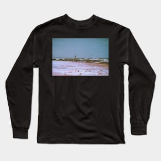 Beach of a Snow Storm Long Sleeve T-Shirt